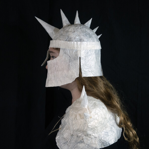Papier 3D gestaltete Skulptur