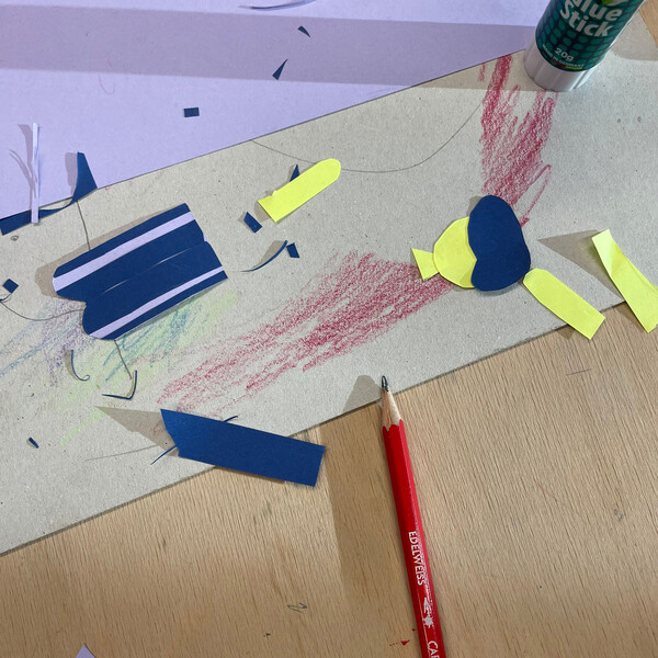 Kollage Gestaltung und Kunst im Unterricht